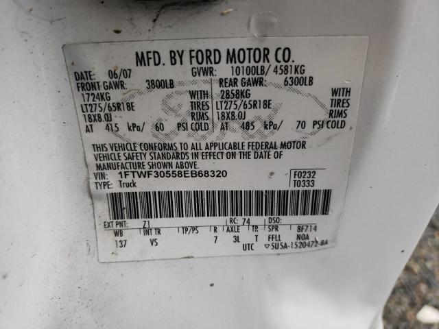 Photo 11 VIN: 1FTWF30558EB68320 - FORD F350 