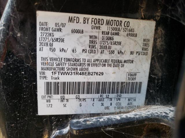 Photo 12 VIN: 1FTWW31R48EB27629 - FORD F350 