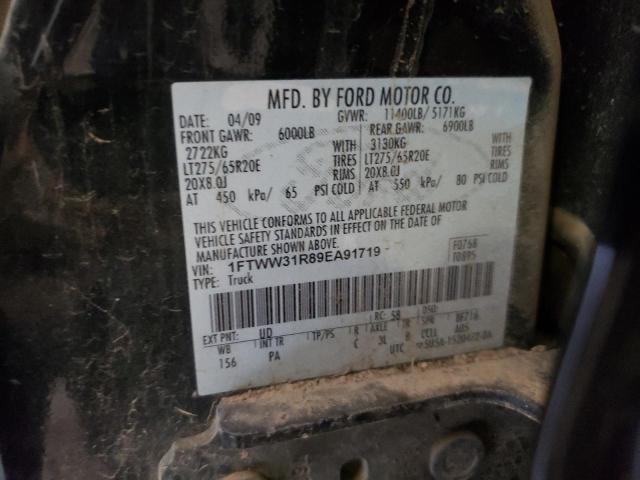 Photo 11 VIN: 1FTWW31R89EA91719 - FORD F350 