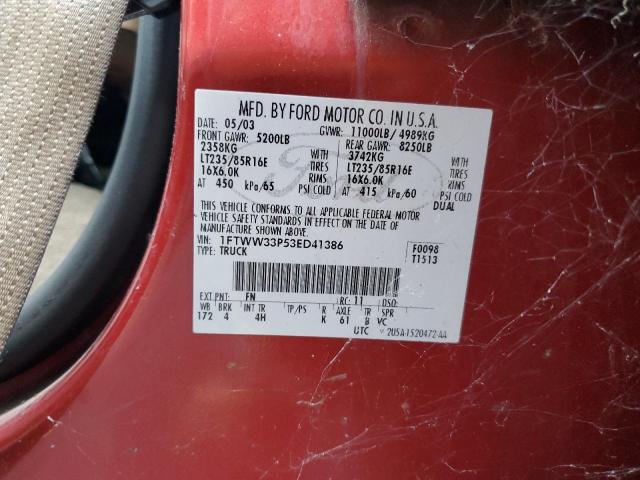 Photo 11 VIN: 1FTWW33P53ED41386 - FORD F350 SUPER 