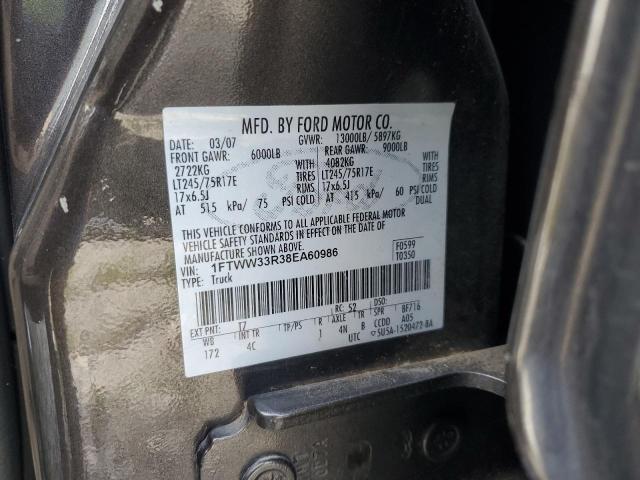 Photo 11 VIN: 1FTWW33R38EA60986 - FORD F350 