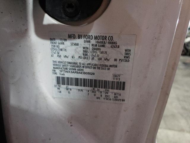 Photo 9 VIN: 1FTWX3AR9AEB05029 - FORD F350 SUPER 