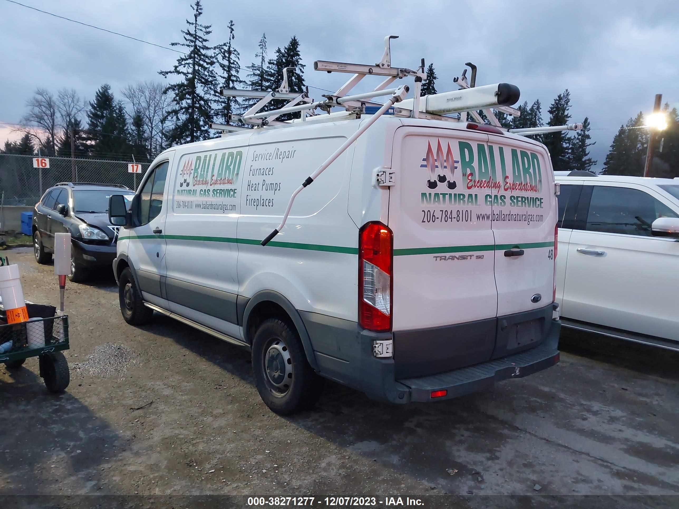 Photo 2 VIN: 1FTYE1ZM7HKB07059 - FORD TRANSIT 