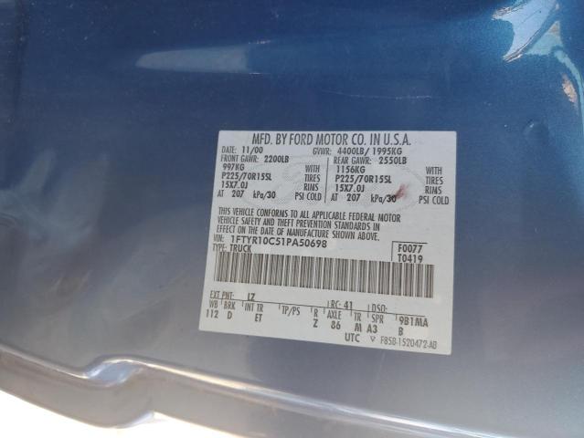 Photo 11 VIN: 1FTYR10C51PA50698 - FORD RANGER 