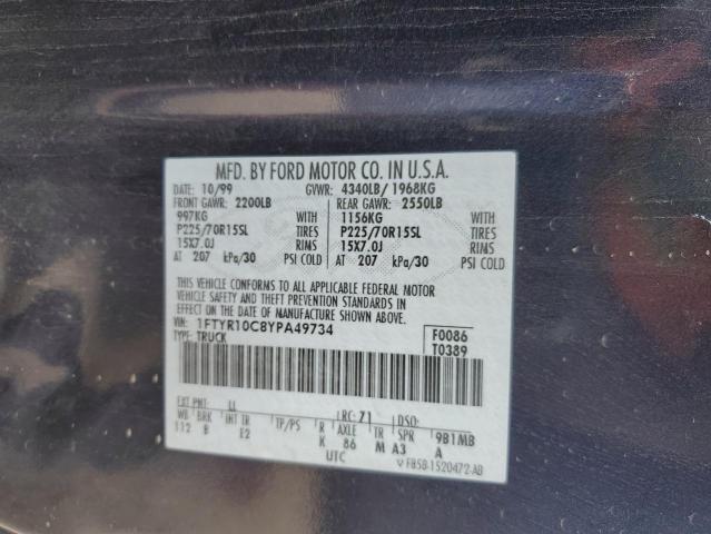 Photo 11 VIN: 1FTYR10C8YPA49734 - FORD RANGER 