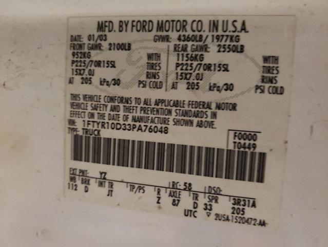 Photo 11 VIN: 1FTYR10D33PA76048 - FORD RANGER 