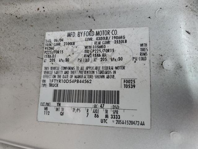 Photo 11 VIN: 1FTYR10D54PB44562 - FORD RANGER 