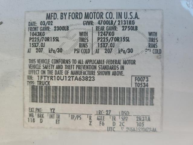 Photo 11 VIN: 1FTYR10U12TA63823 - FORD RANGER 