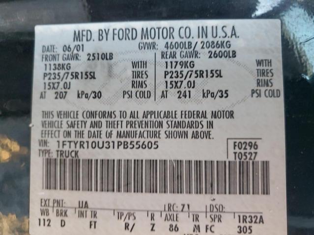 Photo 11 VIN: 1FTYR10U31PB55605 - FORD RANGER 