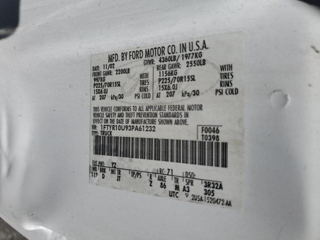 Photo 11 VIN: 1FTYR10U93PA61232 - FORD RANGER 