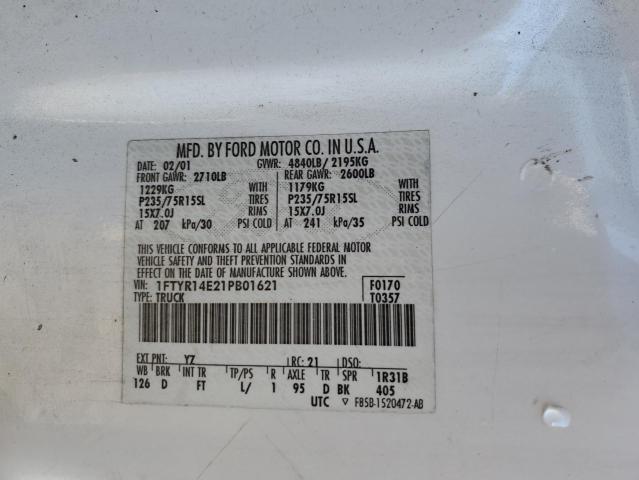 Photo 11 VIN: 1FTYR14E21PB01621 - FORD RANGER SUP 