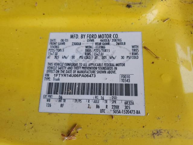 Photo 11 VIN: 1FTYR14U06PA06473 - FORD RANGER 