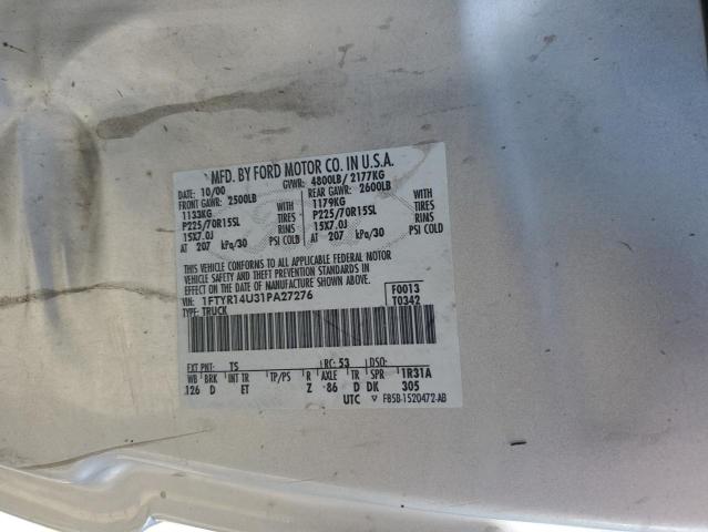 Photo 12 VIN: 1FTYR14U31PA27276 - FORD RANGER SUP 