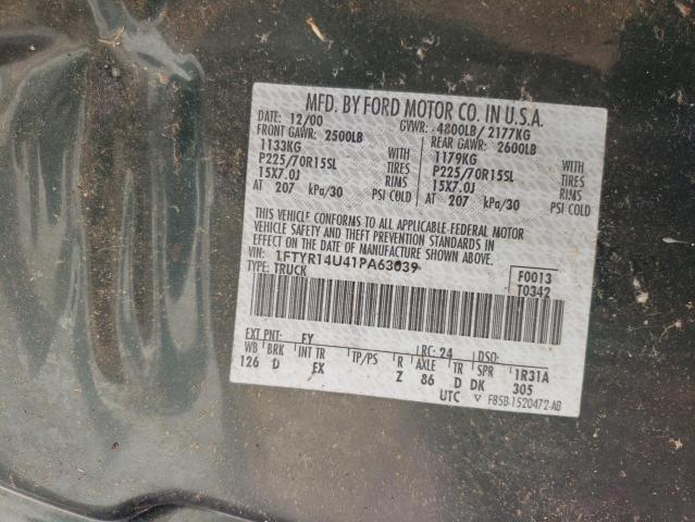 Photo 9 VIN: 1FTYR14U41PA63039 - FORD RANGER SUP 