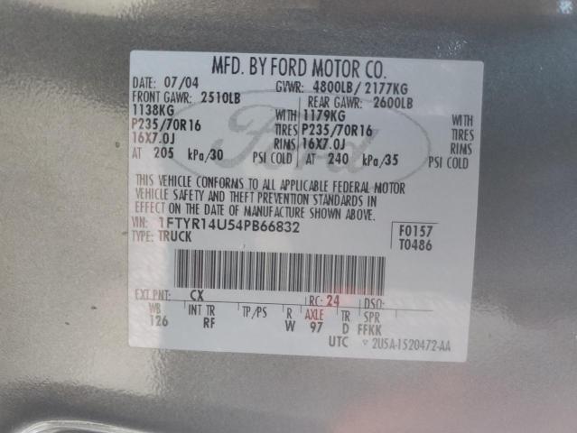 Photo 11 VIN: 1FTYR14U54PB66832 - FORD RANGER SUP 