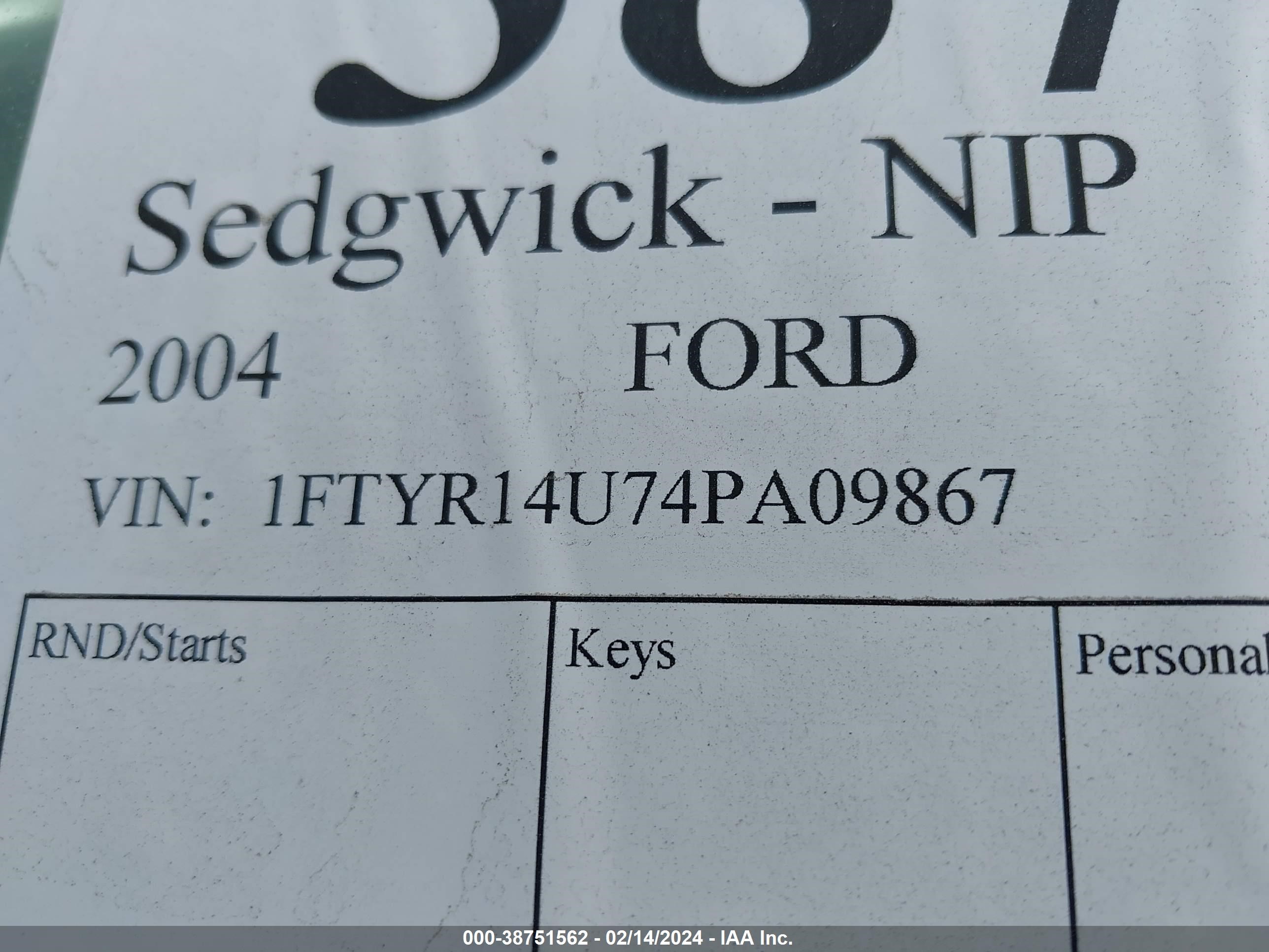 Photo 8 VIN: 1FTYR14U74PA09867 - FORD RANGER 