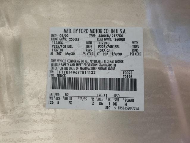 Photo 11 VIN: 1FTYR14V6YTB14132 - FORD RANGER 