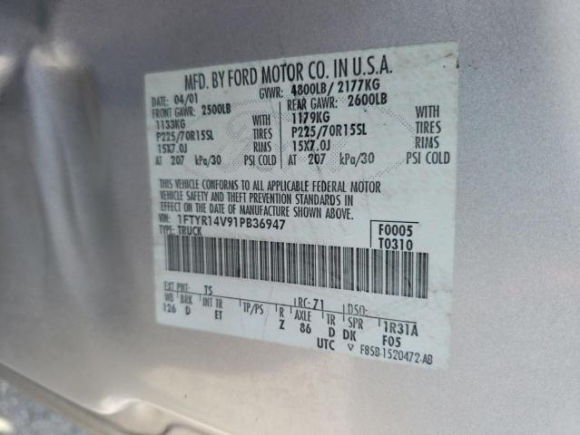 Photo 11 VIN: 1FTYR14V91PB36947 - FORD RANGER SUP 