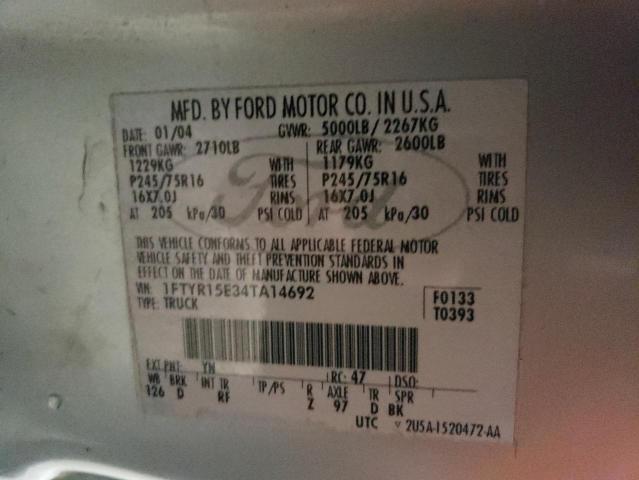 Photo 11 VIN: 1FTYR15E34TA14692 - FORD RANGER 