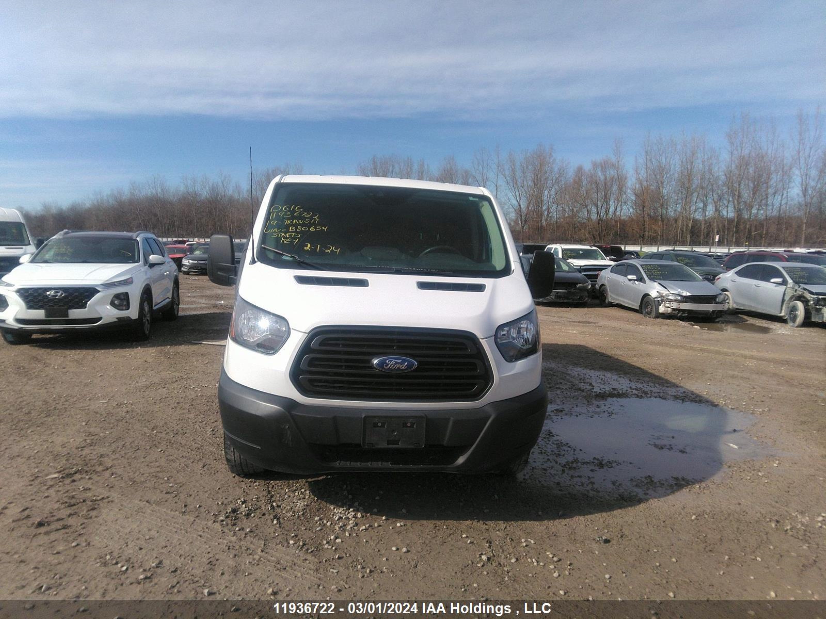 Photo 12 VIN: 1FTYR2YM8KKB80654 - FORD TRANSIT 