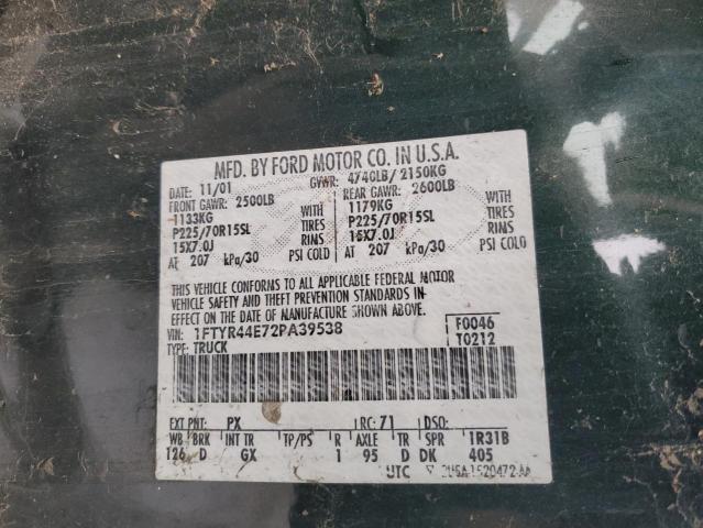 Photo 11 VIN: 1FTYR44E72PA39538 - FORD RANGER 