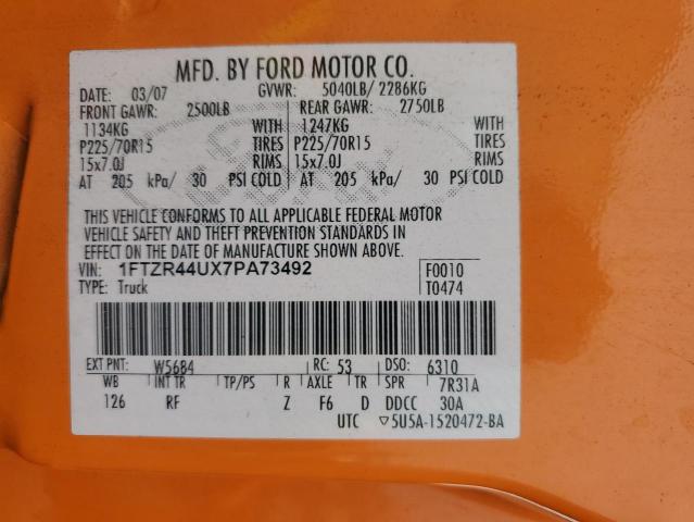 Photo 11 VIN: 1FTZR44UX7PA73492 - FORD RANGER SUP 