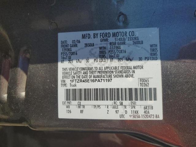 Photo 11 VIN: 1FTZR45E16PA71197 - FORD RANGER SUP 