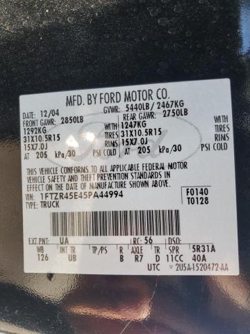 Photo 11 VIN: 1FTZR45E45PA44994 - FORD RANGER SUP 