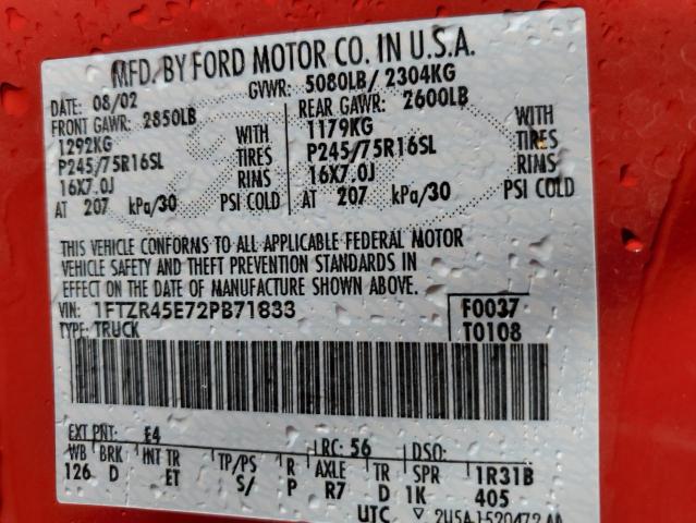 Photo 11 VIN: 1FTZR45E72PB71833 - FORD RANGER SUP 