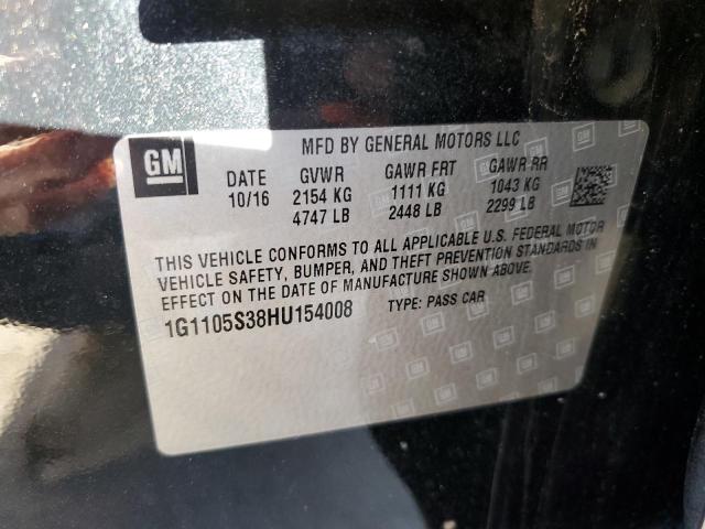 Photo 11 VIN: 1G1105S38HU154008 - CHEVROLET IMPALA LT 