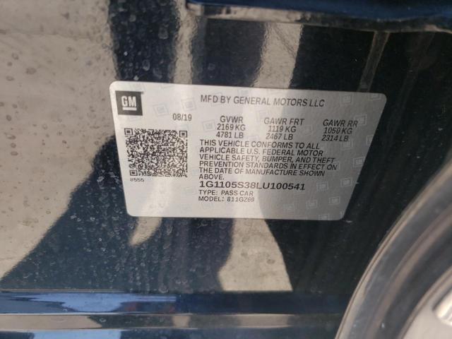 Photo 11 VIN: 1G1105S38LU100541 - CHEVROLET IMPALA 