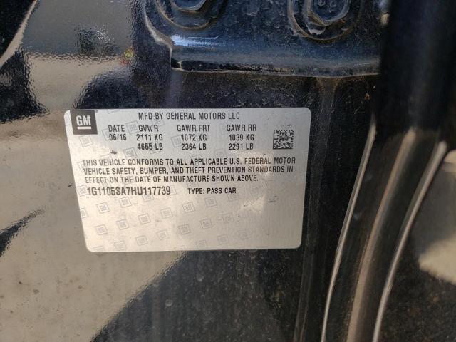 Photo 12 VIN: 1G1105SA7HU117739 - CHEVROLET IMPALA LT 