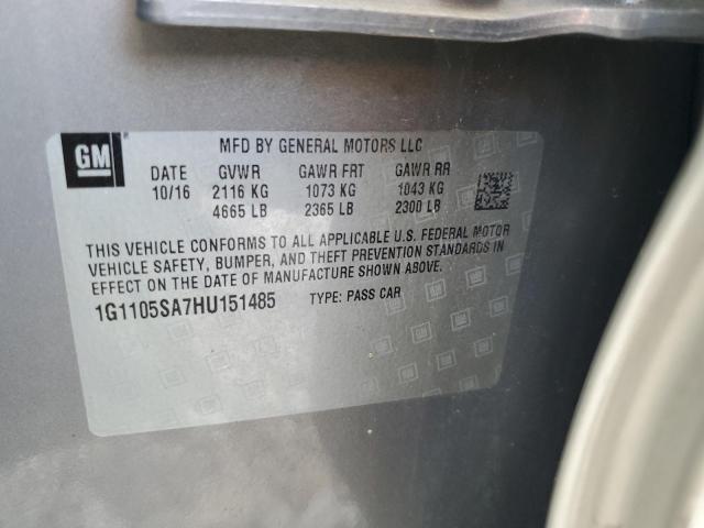 Photo 11 VIN: 1G1105SA7HU151485 - CHEVROLET IMPALA LT 