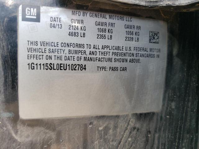 Photo 11 VIN: 1G1115SL0EU102784 - CHEVROLET IMPALA 