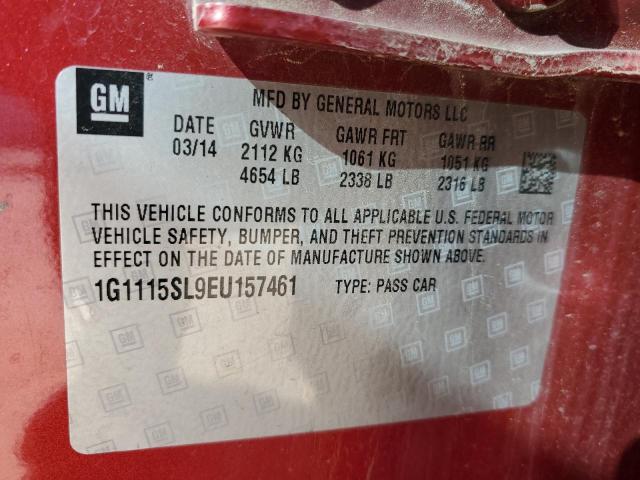 Photo 11 VIN: 1G1115SL9EU157461 - CHEVROLET IMPALA 