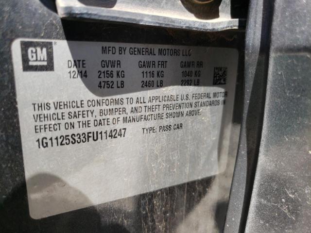 Photo 9 VIN: 1G1125S33FU114247 - CHEVROLET IMPALA LT 