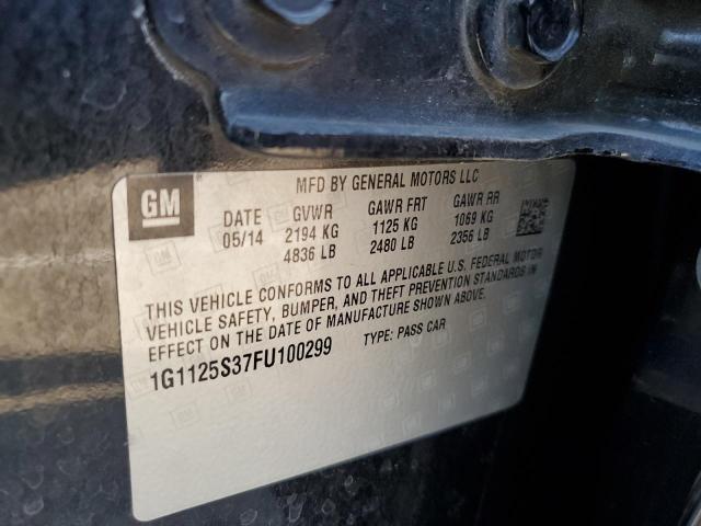 Photo 11 VIN: 1G1125S37FU100299 - CHEVROLET IMPALA 
