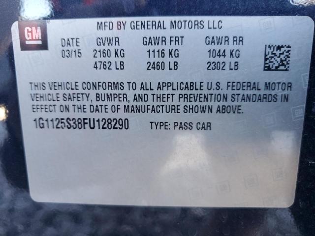 Photo 12 VIN: 1G1125S38FU128290 - CHEVROLET IMPALA LT 