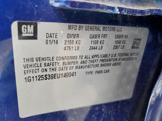 Photo 11 VIN: 1G1125S39EU149941 - CHEVROLET IMPALA 