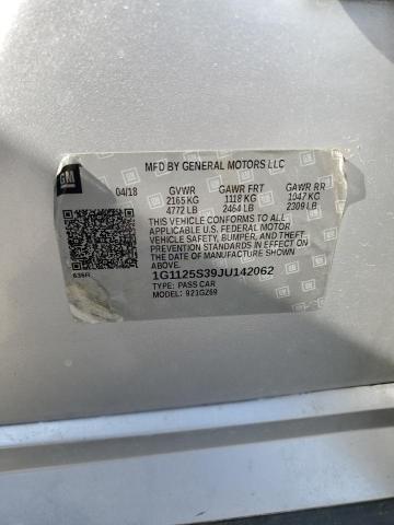 Photo 11 VIN: 1G1125S39JU142062 - CHEVROLET IMPALA PRE 