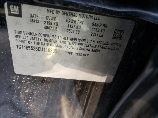 Photo 12 VIN: 1G1155S35EU110206 - CHEVROLET IMPALA LTZ 