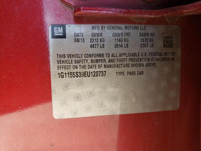 Photo 12 VIN: 1G1155S39EU120737 - CHEVROLET IMPALA LTZ 