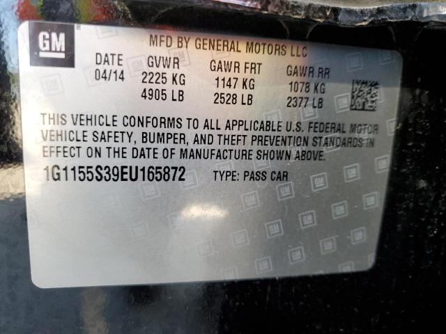 Photo 12 VIN: 1G1155S39EU165872 - CHEVROLET IMPALA LTZ 