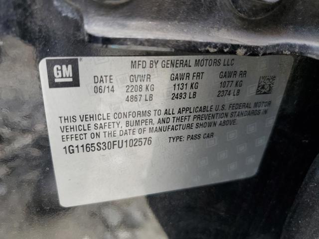 Photo 11 VIN: 1G1165S30FU102576 - CHEVROLET IMPALA 