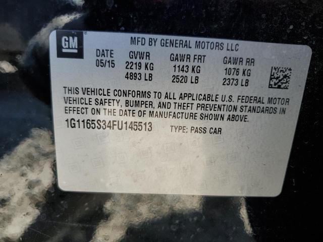 Photo 11 VIN: 1G1165S34FU145513 - CHEVROLET IMPALA LTZ 