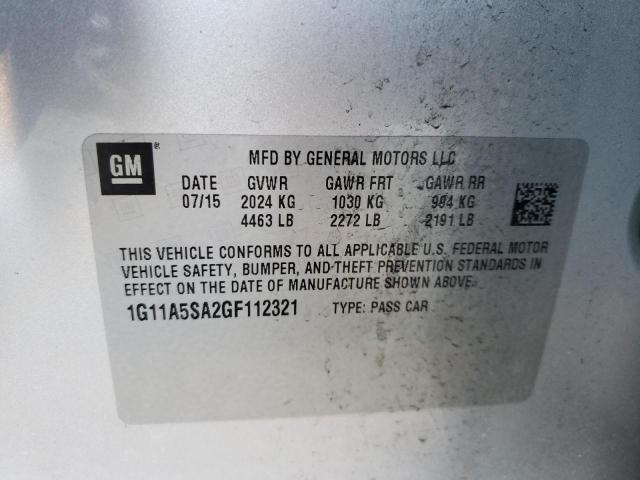 Photo 9 VIN: 1G11A5SA2GF112321 - CHEVROLET MALIBU LIM 