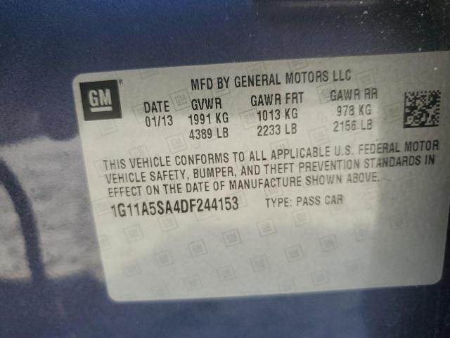 Photo 11 VIN: 1G11A5SA4DF244153 - CHEVROLET MALIBU LS 