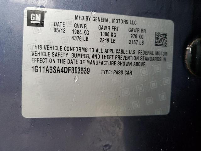 Photo 11 VIN: 1G11A5SA4DF303539 - CHEVROLET MALIBU LS 