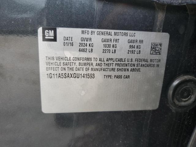 Photo 11 VIN: 1G11A5SAXGU141593 - CHEVROLET MALIBU LIM 