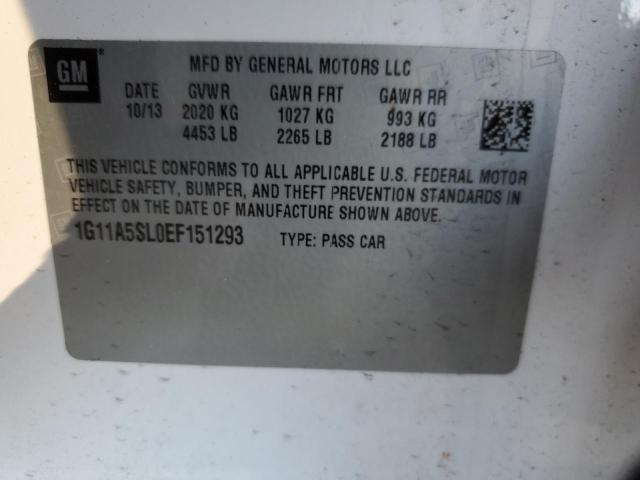 Photo 11 VIN: 1G11A5SL0EF151293 - CHEVROLET MALIBU 